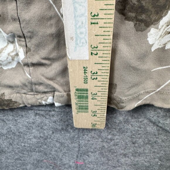 Christopher & Banks Skirt Womens M Beige Floral Maxi VTG 90s 1999 Y2K Modest - Picture 9 of 10